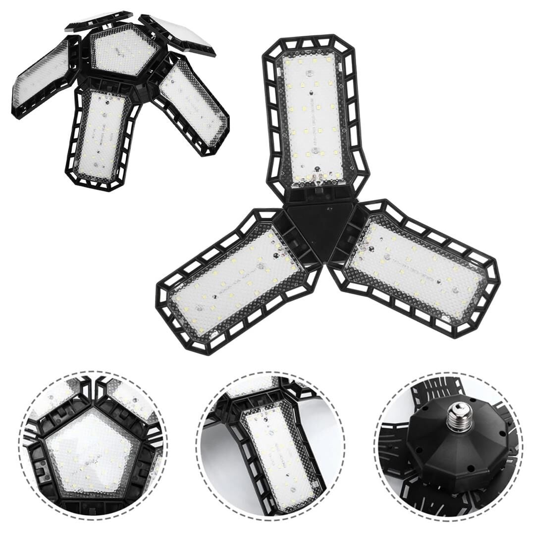Ledx Ayarlanabilir Açılı 3 Kanatlı 72 Smd Ledli Galaxy Projektör Işığı