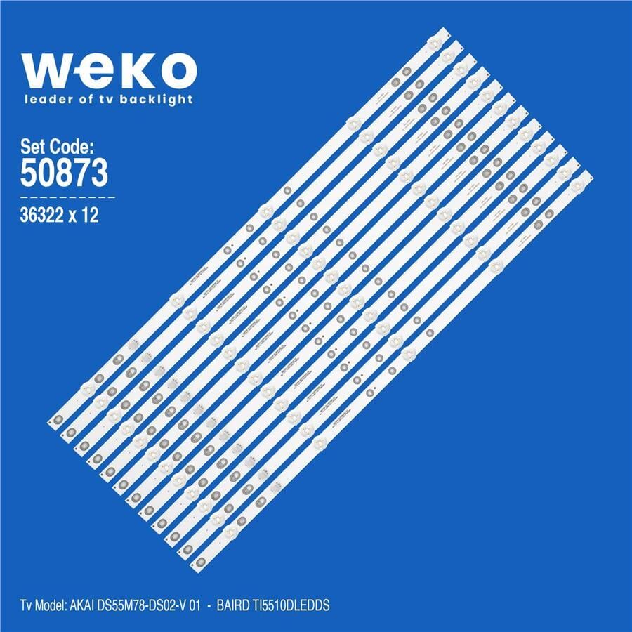 Wkset-5873 36322X12 Ds55m78-Ds02-V01 Dsbj-Wg 12 Adet Led Bar