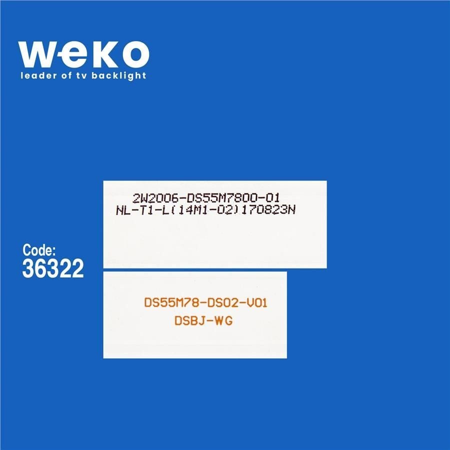 Wkset-5873 36322X12 Ds55m78-Ds02-V01 Dsbj-Wg 12 Adet Led Bar
