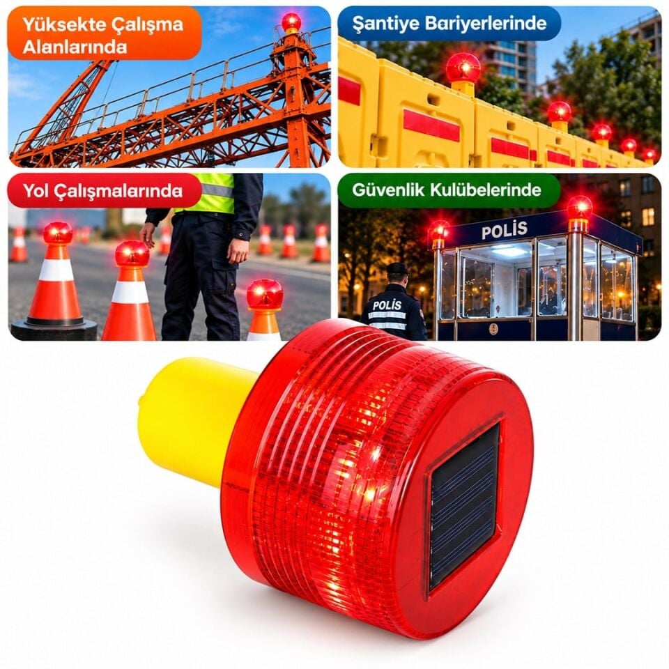 Powermaster PM-39273 Kırmızı İkaz Lambası