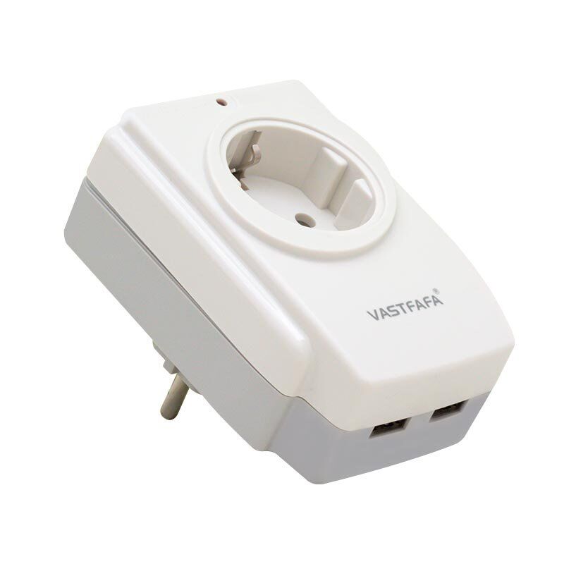 Vastfafa SM-120U Akım Korumalı Usb Çıkışlı Tekli Priz