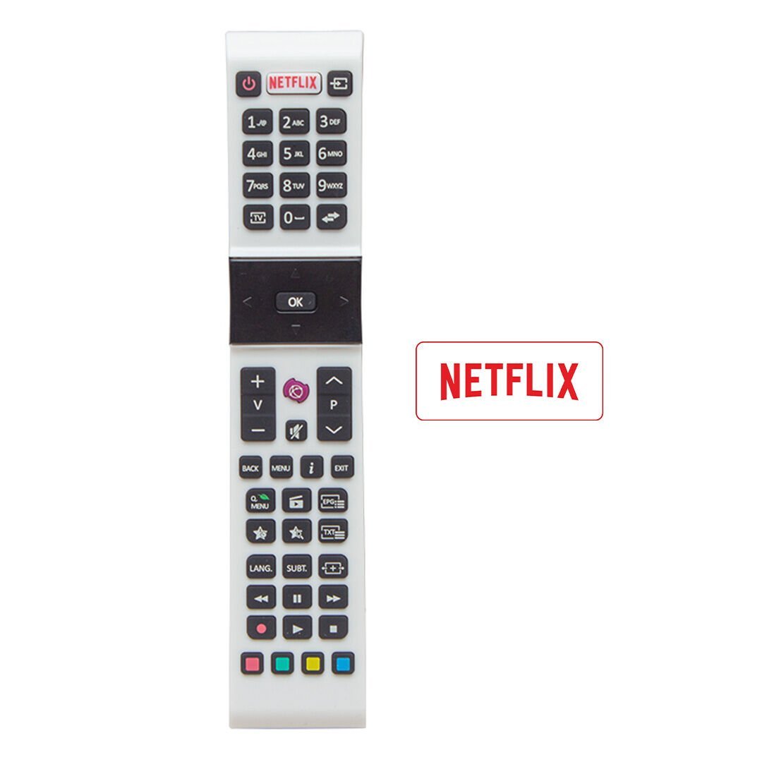 Profilo Netflix Tuşlu Beyaz Lcd Led Tv Kumanda