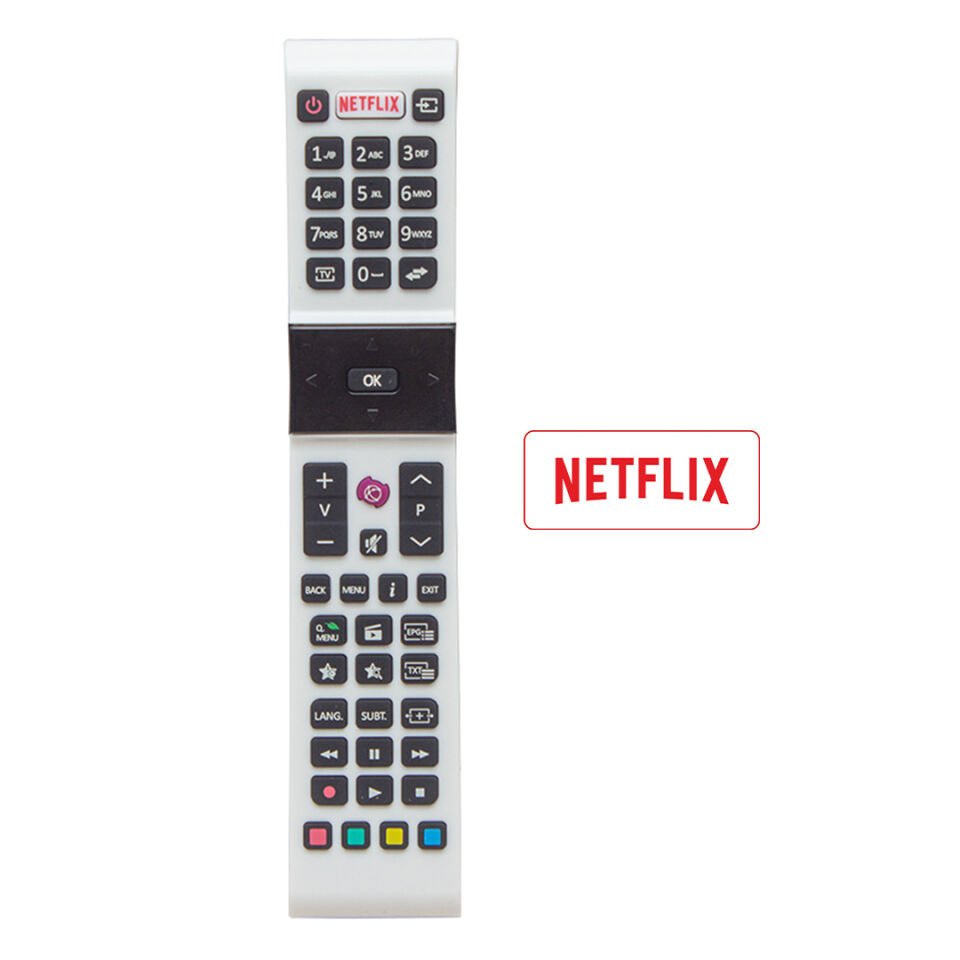 Profilo Netflix Tuşlu Beyaz Lcd Led Tv Kumanda