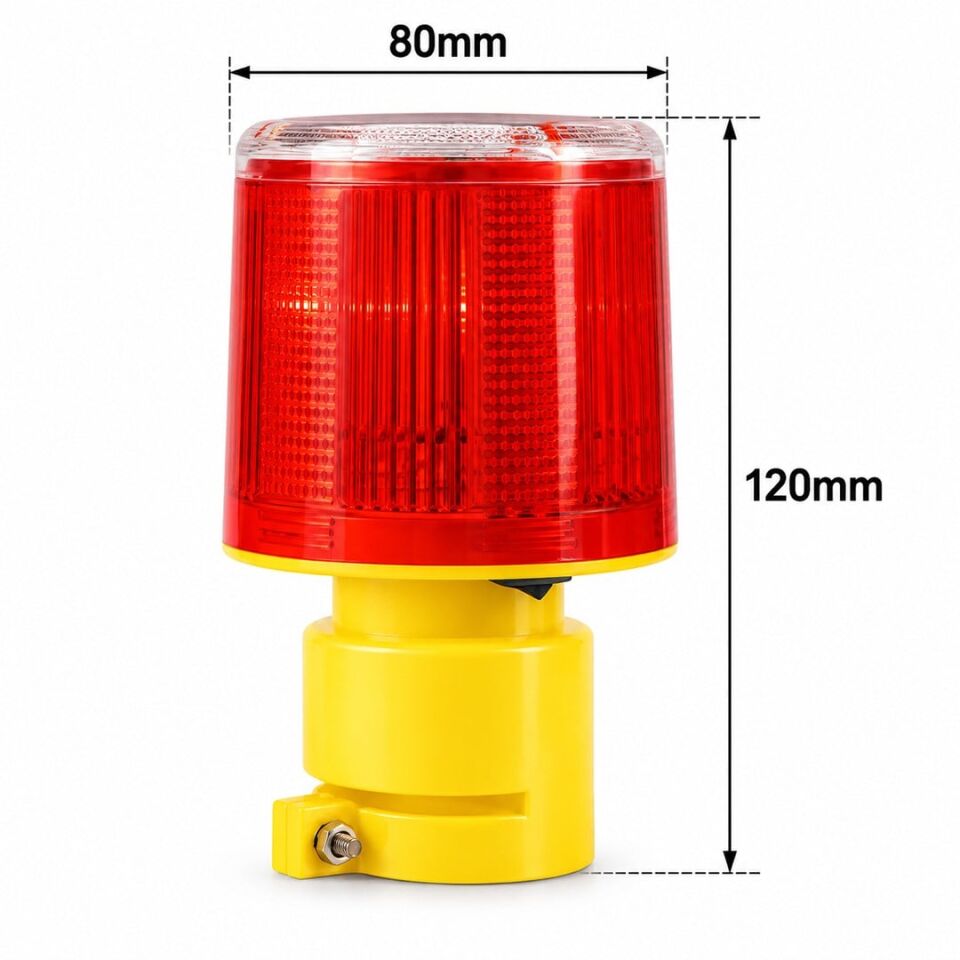 Powermaster PM-39272 Kırmızı İkaz Lambası 120X80mm