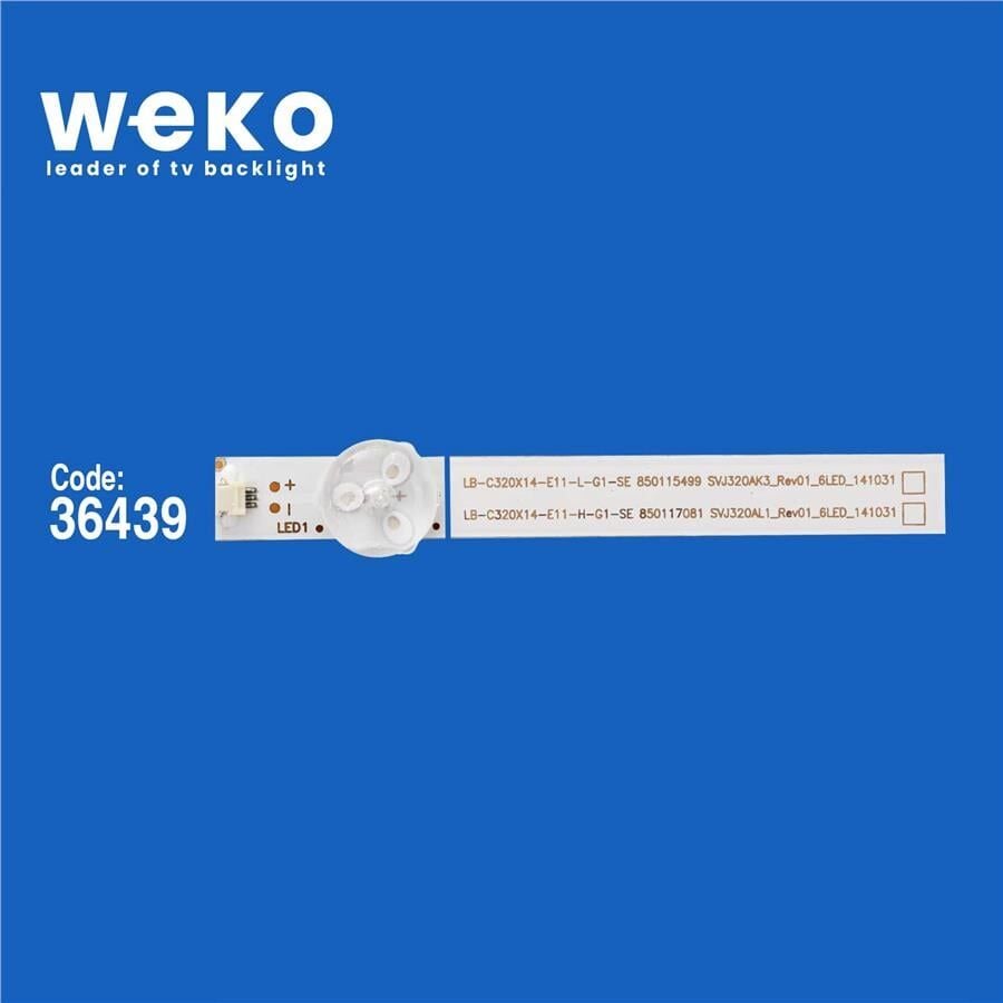 Wkset-5885 36439X3 Svj320ag2_Rev2_6Led_130307  3 Adet Led Bar