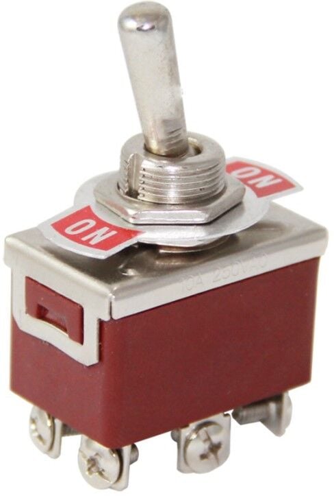 Powermaster IC-157 Toggle Switch 6P ON-OFF Ø12MM