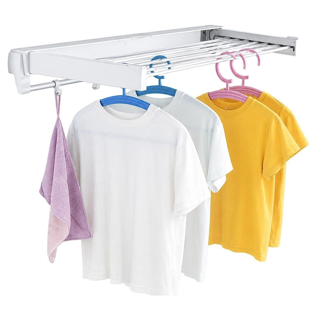 Sunup SN-37717 Katlanabilir Çamaşır Askılığı Duvara Monte