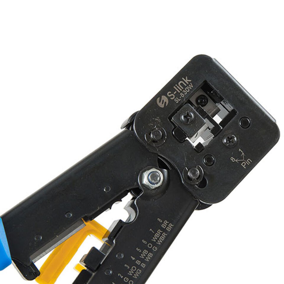 S-Link SL-830W Rj45/Rj11 Açık Uçlu Ez Rj45 İkili Pense