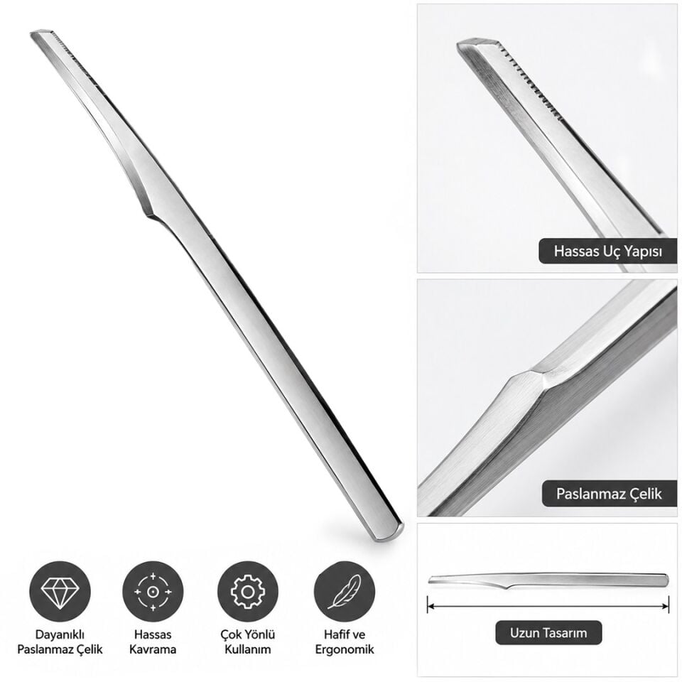 Sunup 13 Cm Paslanmaz Çelik Nasır Ve Ölü Deri Kazıyıcı