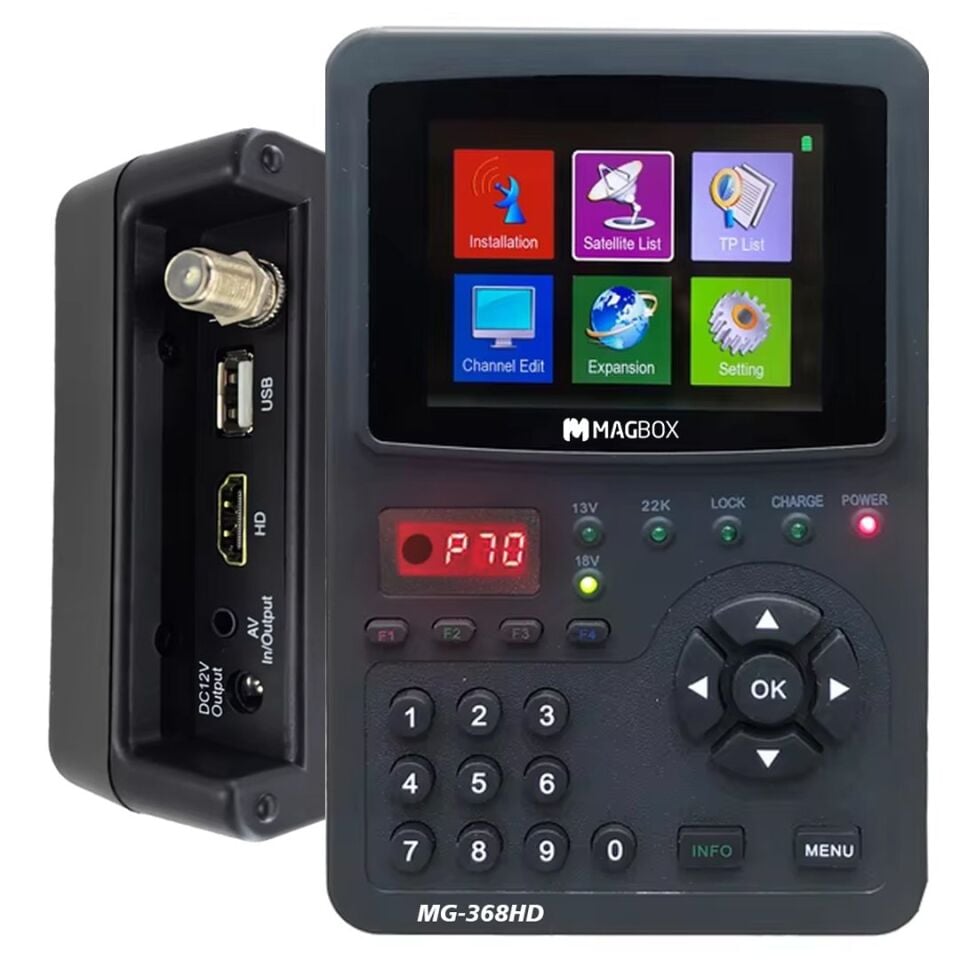 Magbox MG-368HD 3.5'' İnç Full HD Ekranlı Uydu Yön Bulucu