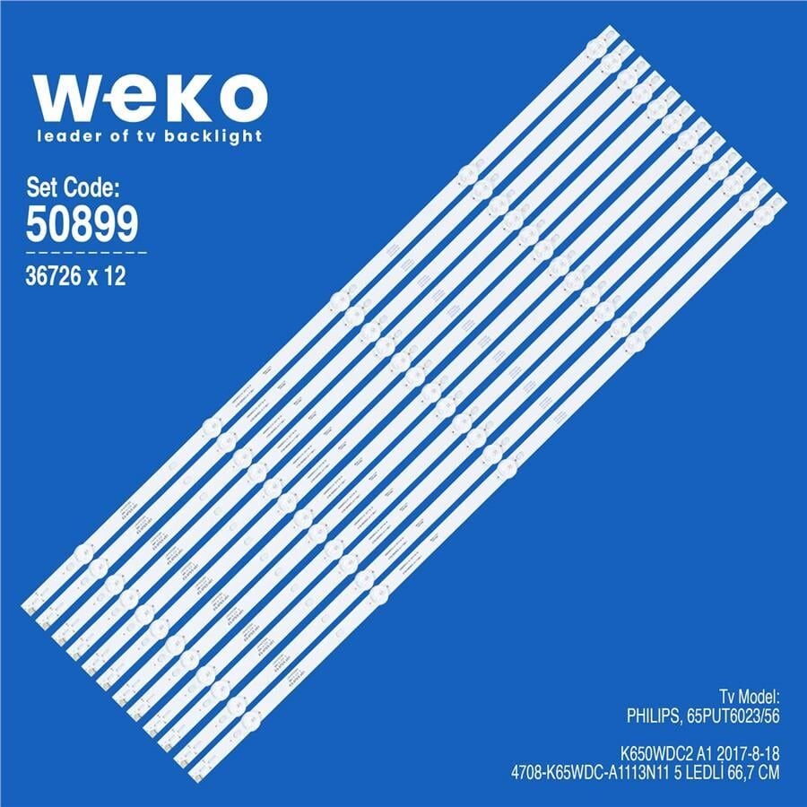 Wkset-5899 36726X12 K650wdc2 A1 12 Adet Led Bar