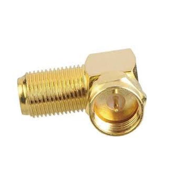 Powermaster L 90 Derece Gold F Konnektör Çevirmeli