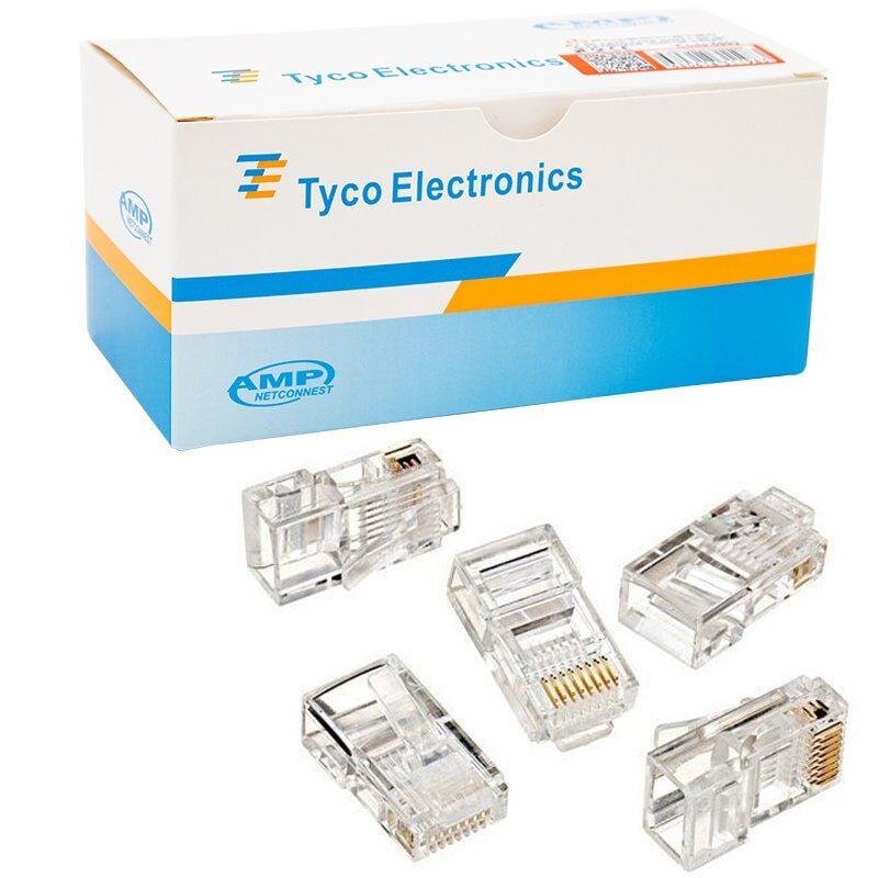 Powermaster RJ45 Cat5 -Cat6 Uç 8P8C Soket (100'lü)
