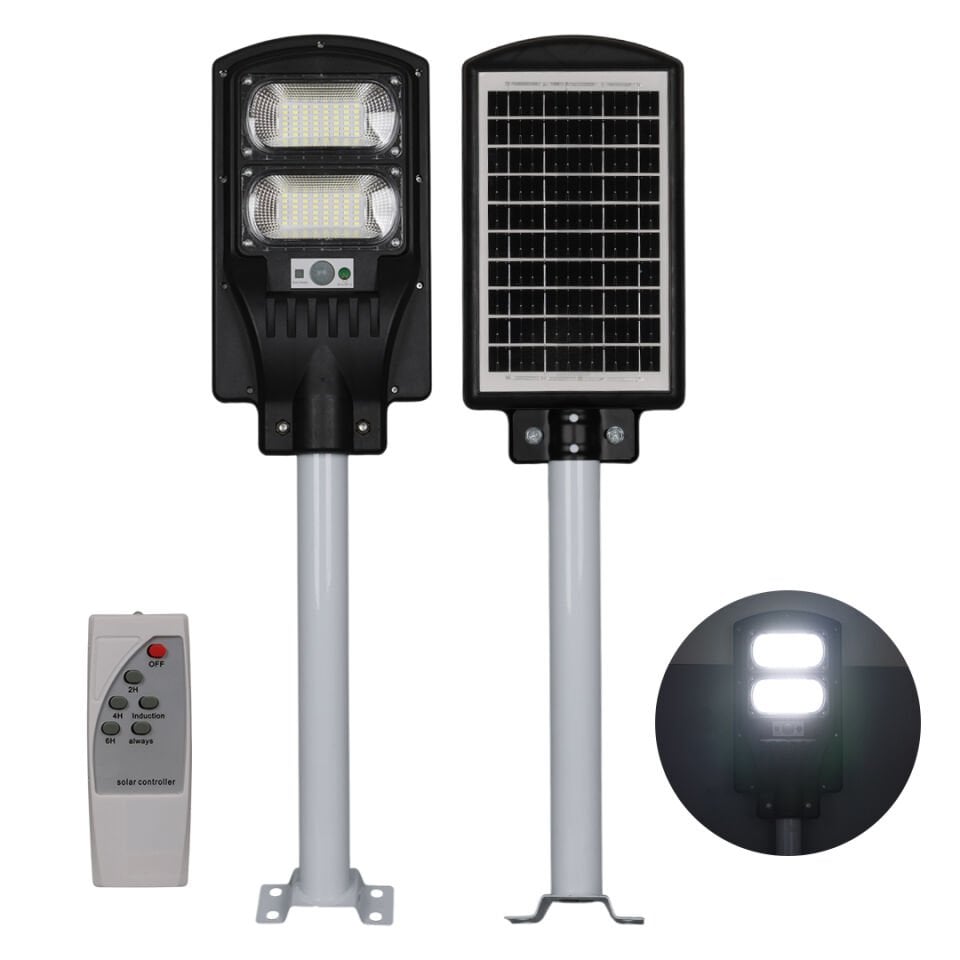 Powermaster Solar Ledli Kumandalı 200Watt Sokak Lambası