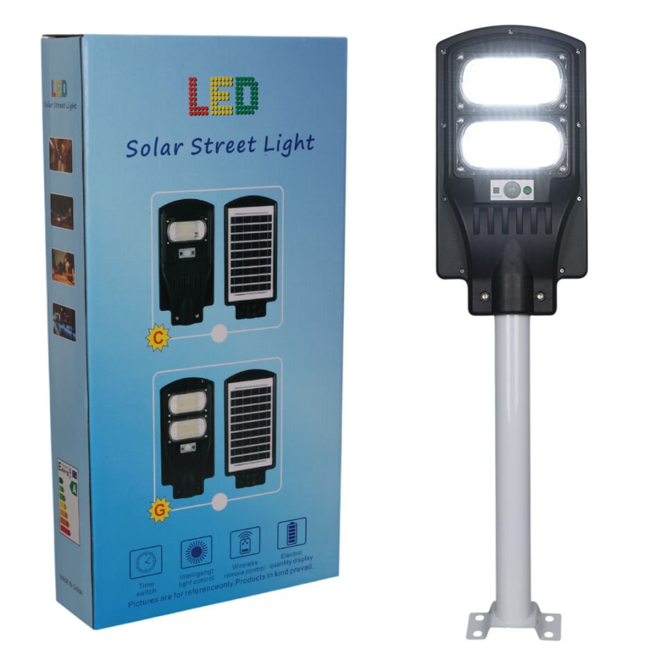 Powermaster Solar Ledli Kumandalı 200Watt Sokak Lambası