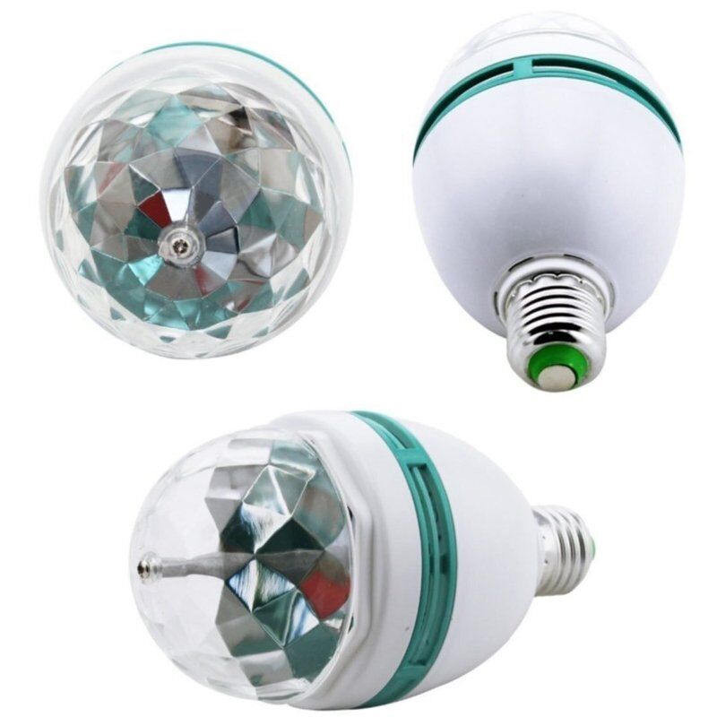 Powermaster Animasyonlu Renkli E27 Dönen Disco Lamba