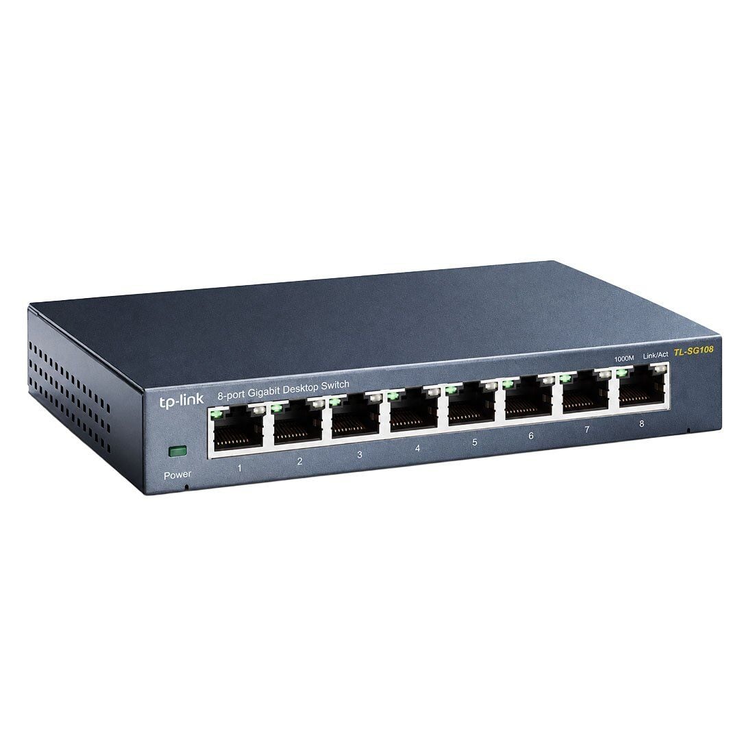 Tp-Lınk Tl-Sg108 8 Port Gıgabıt Metal Swıtch