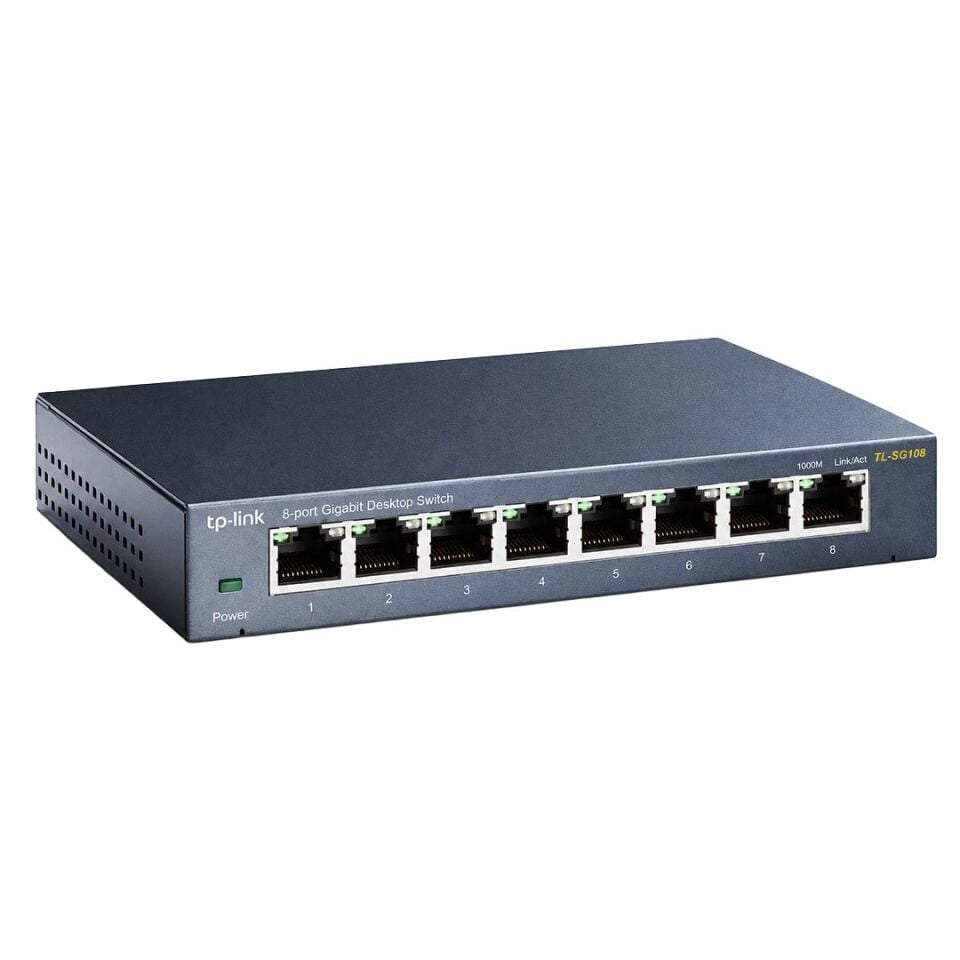 Tp-Lınk Tl-Sg108 8 Port Gıgabıt Metal Swıtch
