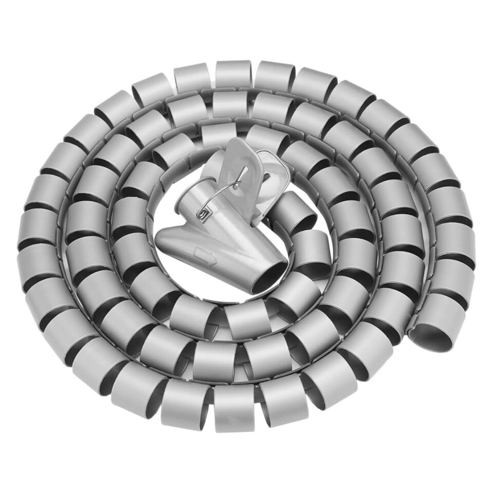 S-Link SL-195 22mm 20 Metre Gri Spiral Kablo Düzenleyici