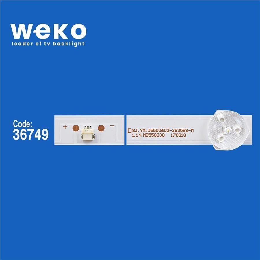 Wkset-5920 36749X5  Sj.Ym.D5500602-2835Bs-M 5 Adet Led Bar
