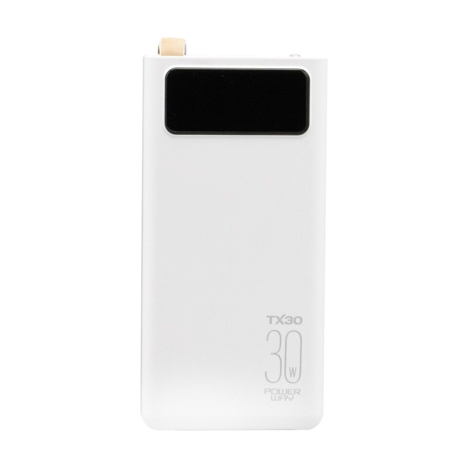Powerway TX30 30000 mAh Dijital Göstergeli Powerbank