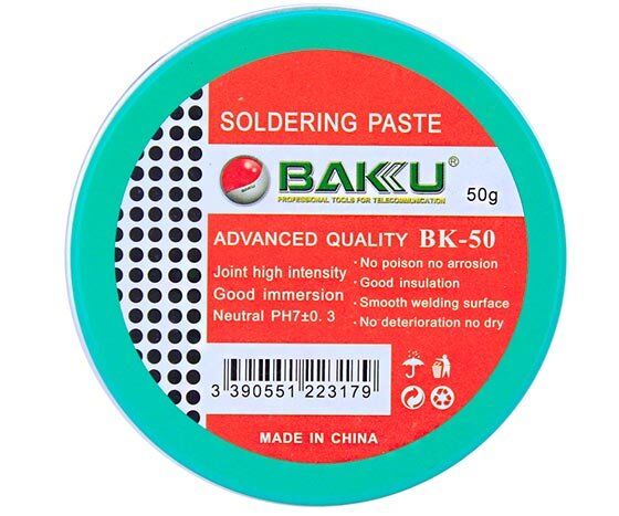 Baku BK-50 50 Gram Lehim Pastası - Yüksek Kaliteli Lehimleme