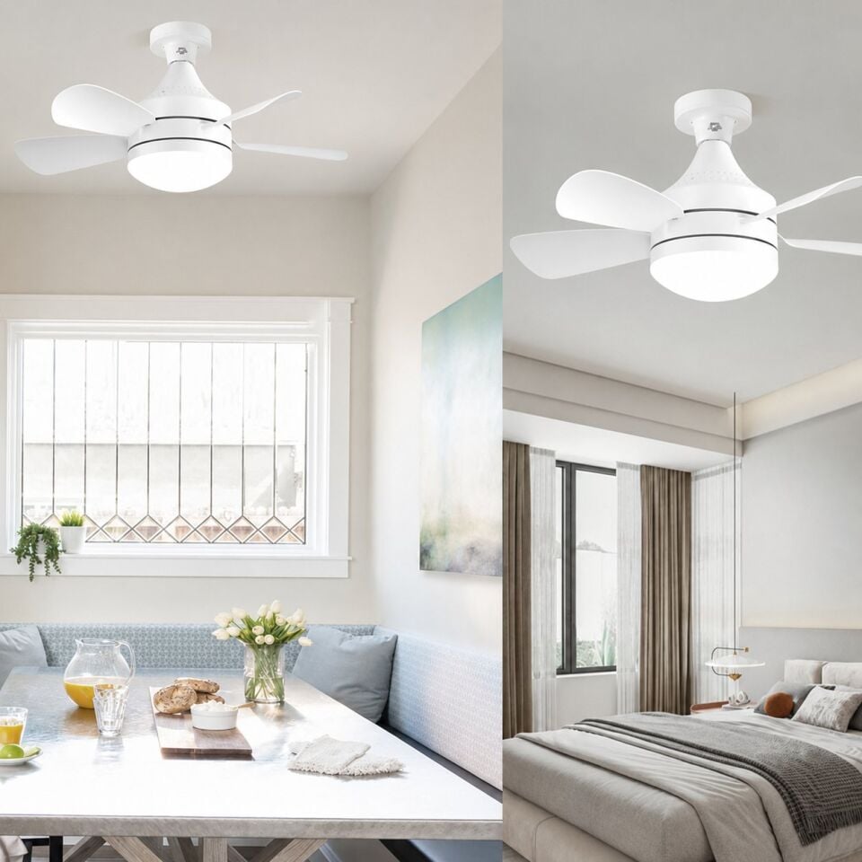 Powermaster PM-25552 Kumandalı Ledli Tavan Fan Vantilatör