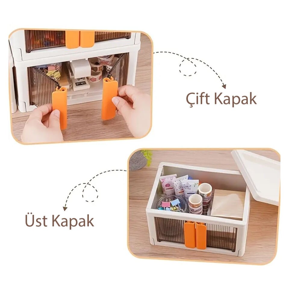 Sunup SN-25881 72L Katlanabilir Plastik Saklama Kutusu