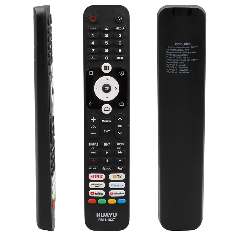 Huayu Haier RM-L1837 Lcd Led TV Kumandası