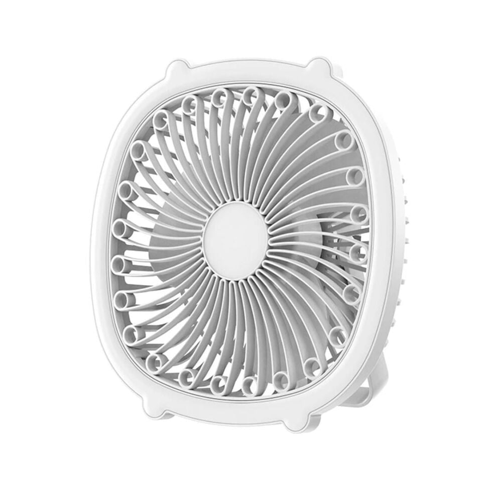 Powermaster PM-21882 Işıklı Masa Üstü Şarjlı Fan Vantilatör