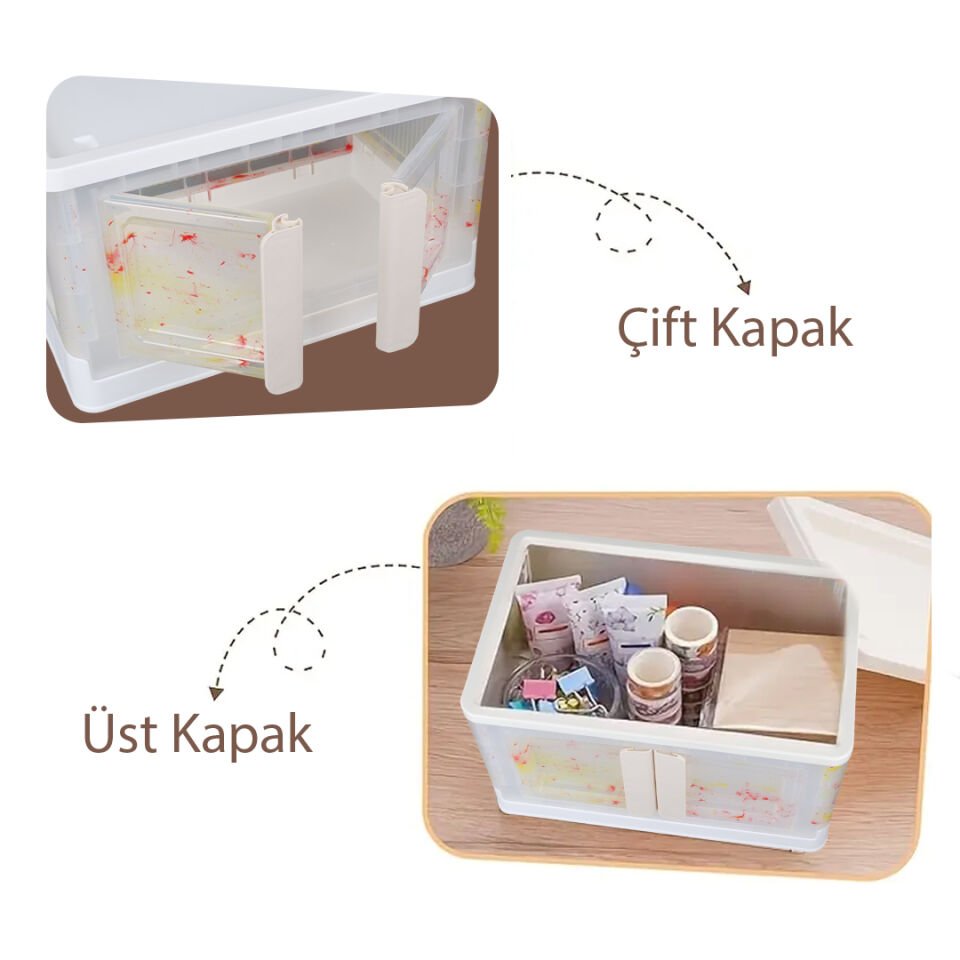 Sunup SN-25884 32L Katlanabilir Plastik Saklama Kutusu