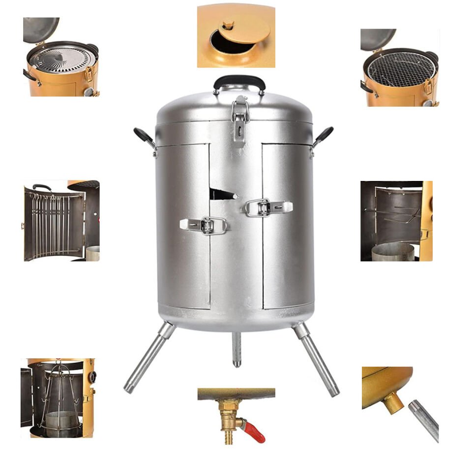 Sunup SN-26266 Kömürlü Barbekü Mangal Izgarası Gümüş Renk