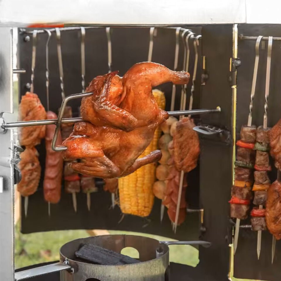 Sunup SN-26266 Kömürlü Barbekü Mangal Izgarası Gümüş Renk