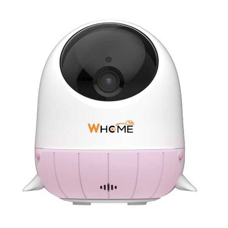 Whome 360° AI Gece Görüşlü Pembe WiFi Bebek Kamerası