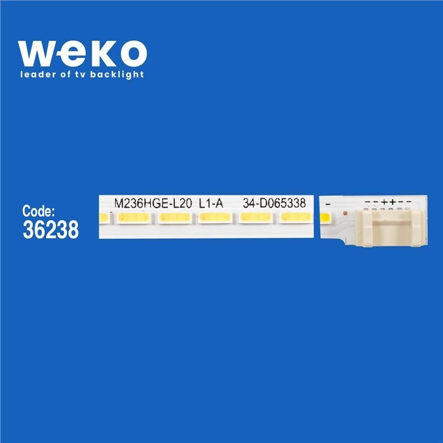 Wkset-5941 36238X1 M236hge L20 C3/C4 4020 M236hge-L20 Rev.C4  34-D083369 J1 1 Adet Led Bar (28Led)