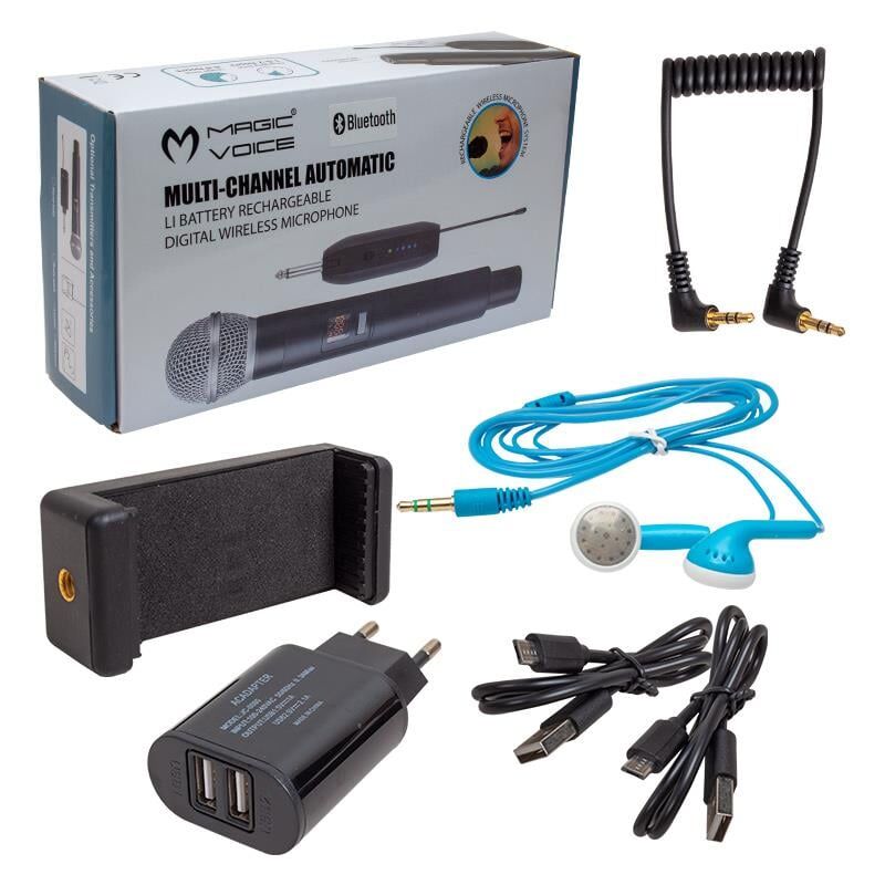 Magicvoice Mv-19602 UHF Kablosuz Bluetooth İkili Mikrofon