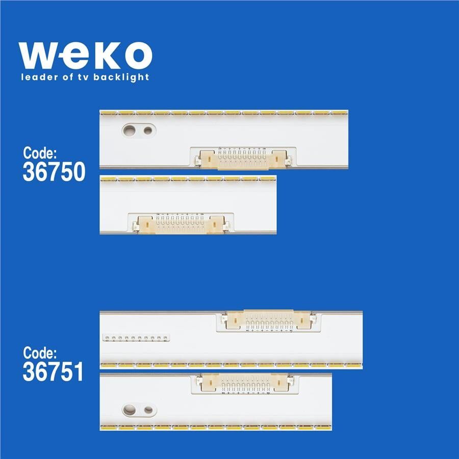 Wkset-5955 36750X1 36751X1 Vu85-550Sma-R1/Smb-R1 2 Adet Led Bar (88Led)