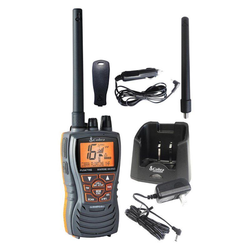 Aselsan Cobra Marine MR HH350 FLT EU 6 Watt VHF Yüzen Deniz El Telsizi (Tekli)