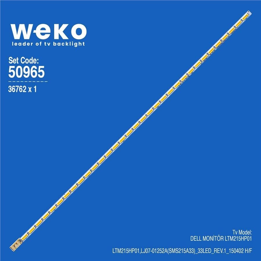 Wkset-5965 36762X1 Ltm215hp01,Lj07-01252A(Sms215a33)_33Led_Rev.1_150402 H/F  1 Adet Led Bar (33Led)
