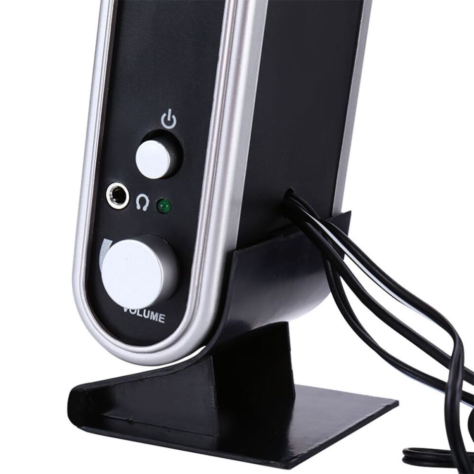 MagicVoice HY-218 1+1 USB İnce Tasarım Siyah Hoparlör