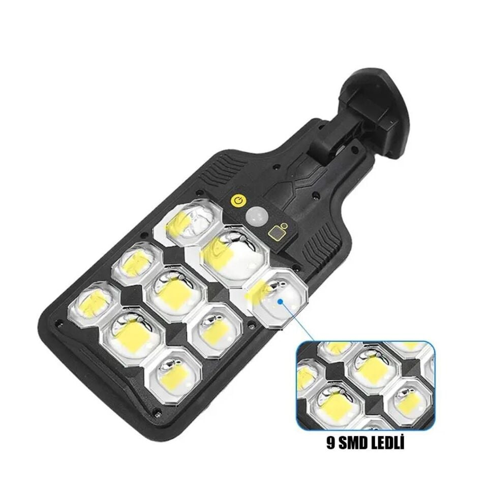 Powermaster HS-8037A Solar Panelli Hareket Sensörlü Lamba