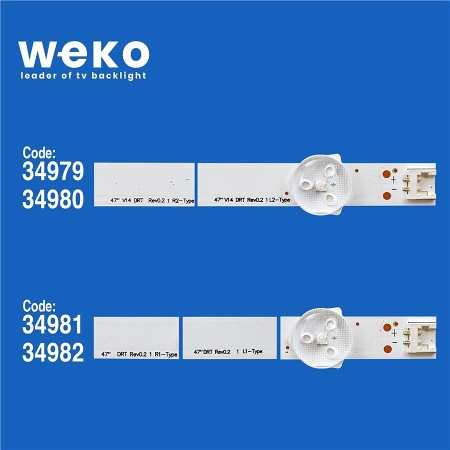 Wkset-6386  34979X2 34980X3 34981X3 34982X2  47 V14 Drt Rev0.2 1  94 Cm Birleştirilmiş Led Kodu 5 Adet Led Bar