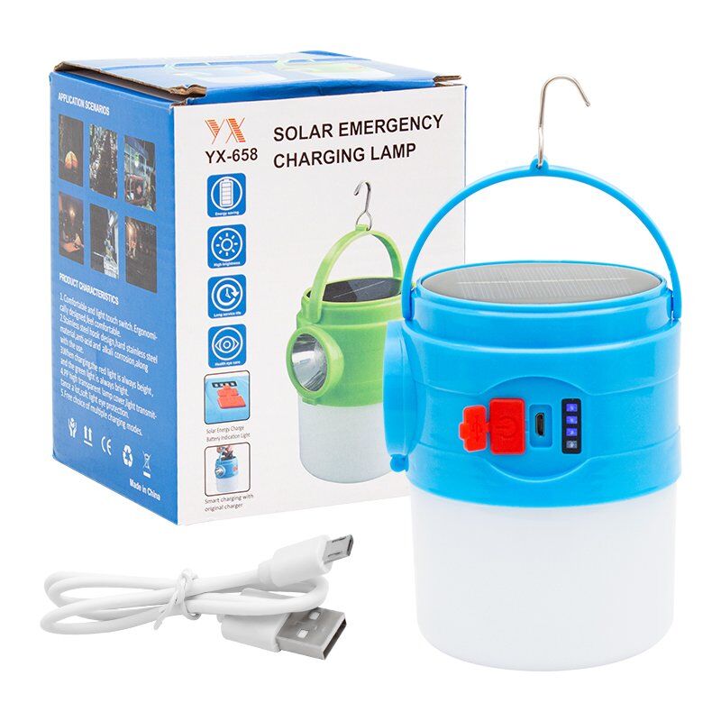 Powermaster 100W Çok Fonksiyonlu Solar Acil Durum Lambası