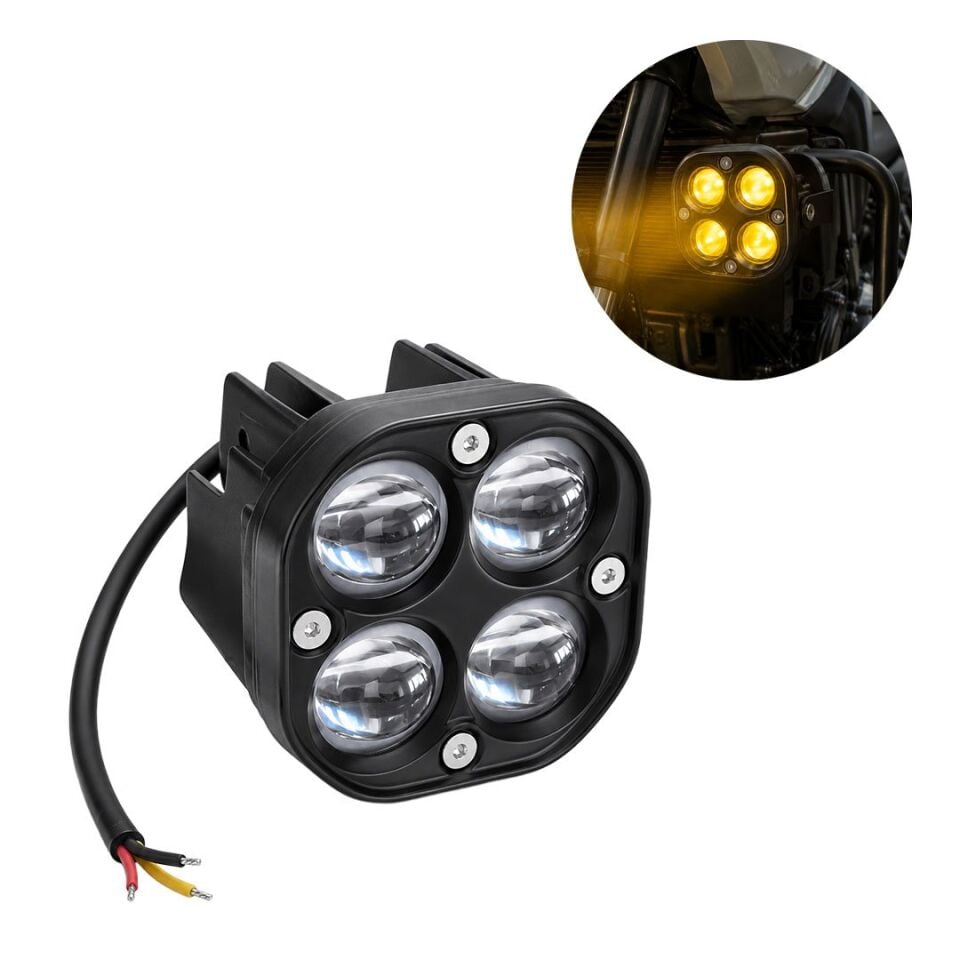 Powermaster PM-22740 IP67 Su Geçirmez Motosiklet Sis Lambası