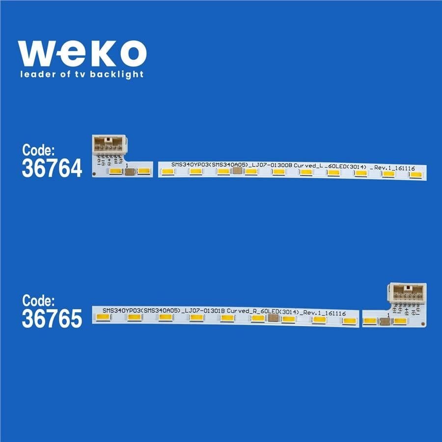 Wkset-5967 36764X1 36765X1 Sms340yp03(Sms340a05)_Lj07-01300B(301B 2 Adet Led Bar (60Led)