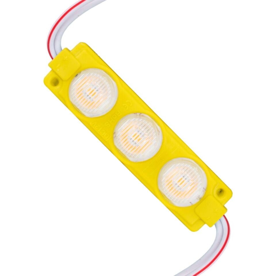 Powermaster 74X20 Mm 12 Volt 3 Watt Sarı Modül Led