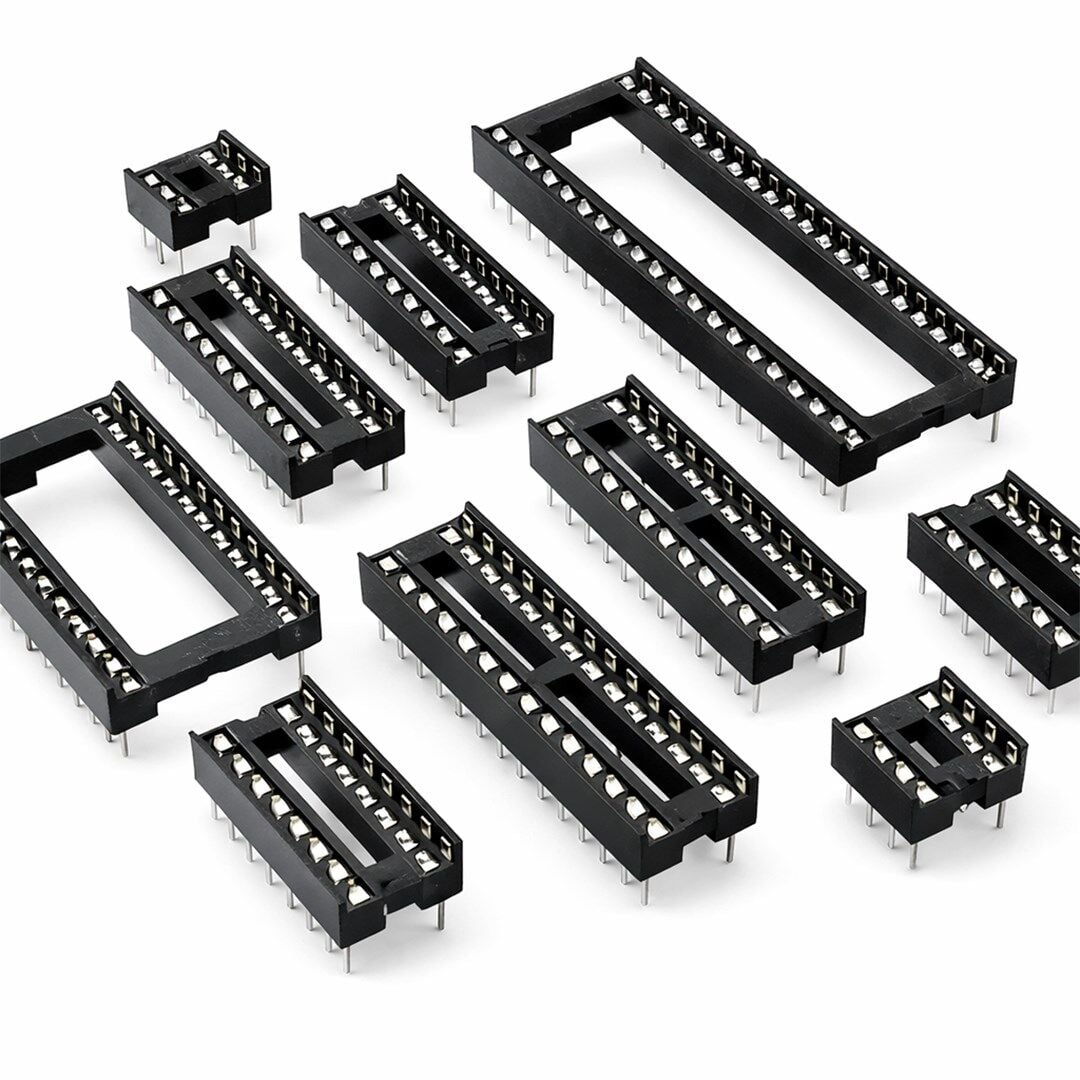 16P Pin DIP Entegre Soketi Geniş Tip (600 Mil) Hassas Temaslı Konnektör