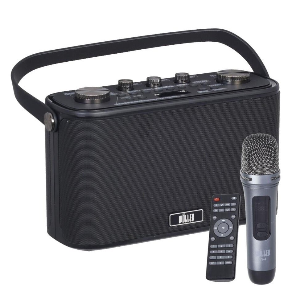Wöller W-612E 150W Usb-Sd-Bluetooth-Uk Tek El Telsiz Mik Taşınabilir Hoparlör