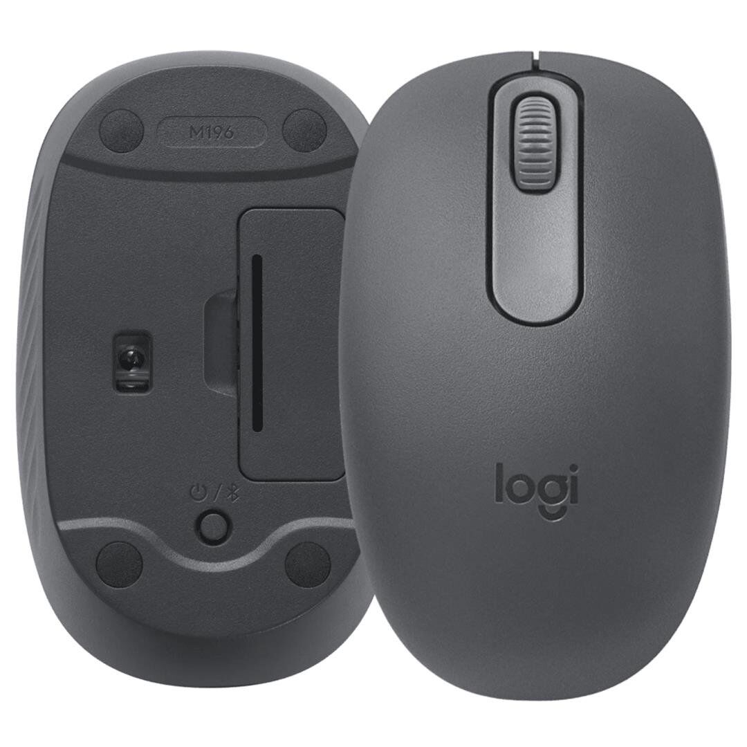 Logitech M196 1000DPI Optik Kablosuz Bluetooth Mouse Gri