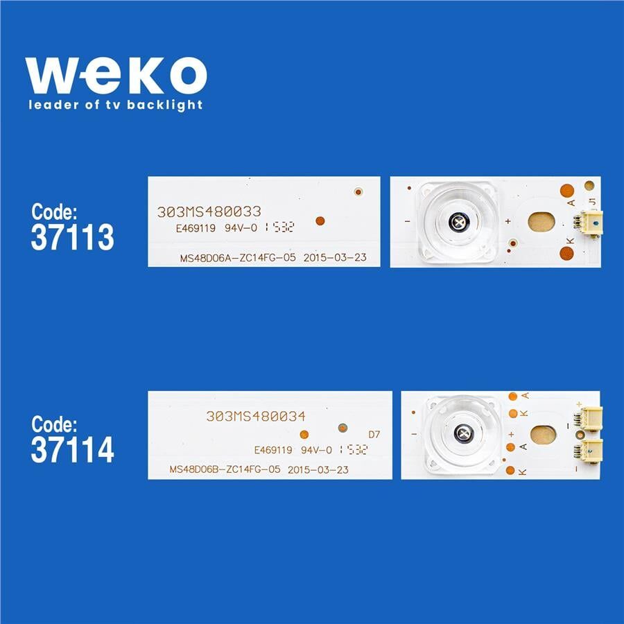 Wkset-6391 37113X10 37114X1 Ms48d06a/B-Zc14fg-05  11 Adet Led Bar